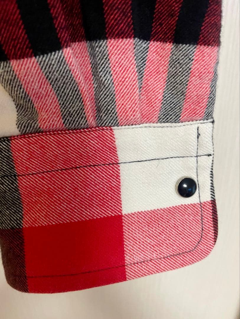 sacai サカイ 16SSドローコードチェックネルシャツ