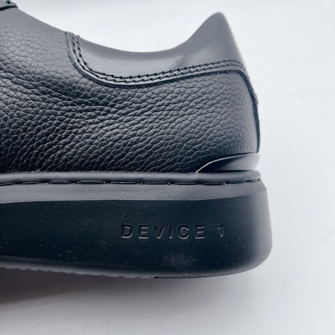 ほぼ未使用✨アウール デバイス1 ネロ レザースニーカー シボ革 オールブラック