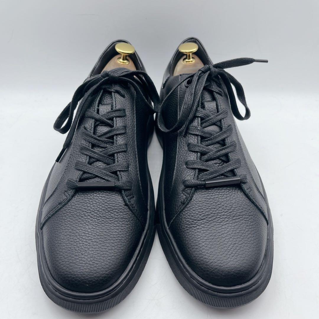 ほぼ未使用✨アウール デバイス1 ネロ レザースニーカー シボ革 オールブラック