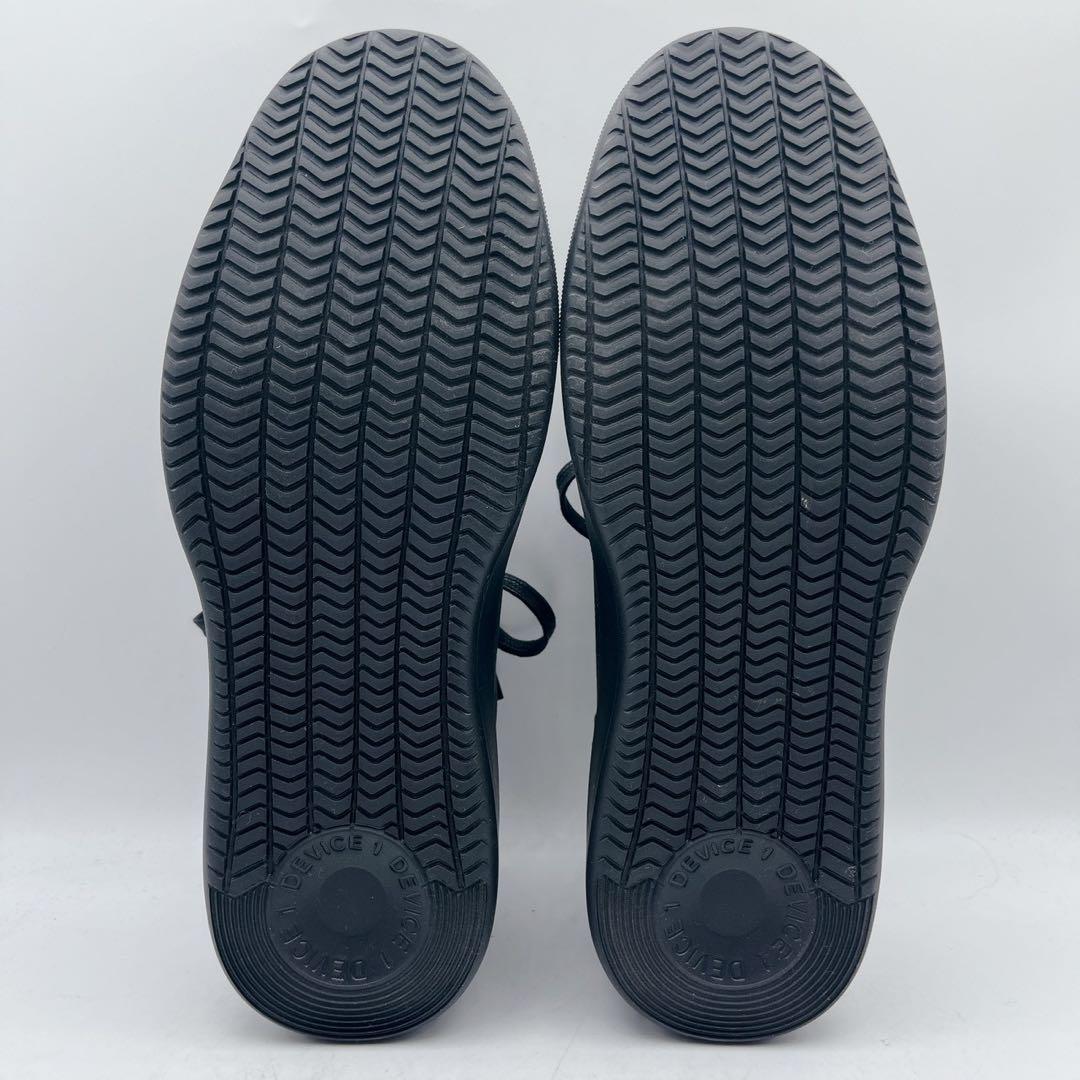 ほぼ未使用✨アウール デバイス1 ネロ レザースニーカー シボ革 オールブラック