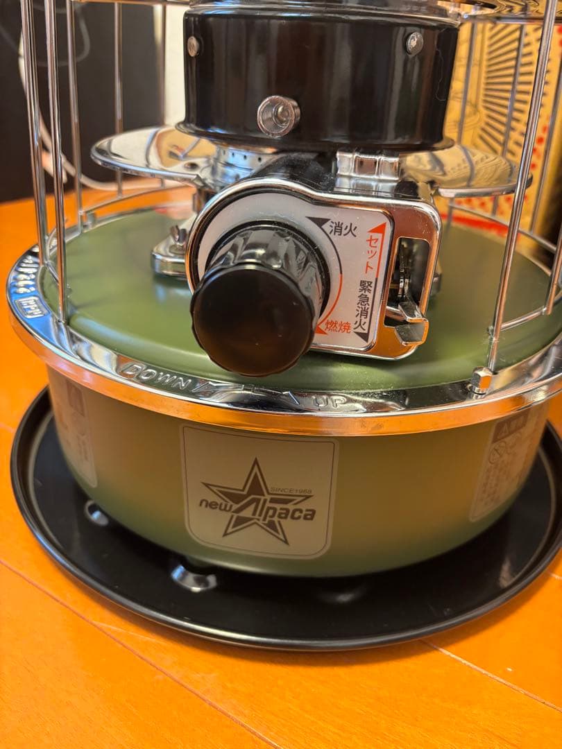 ALPACA 石油ストーブ TS-77JS-C 2021年製　ケース付