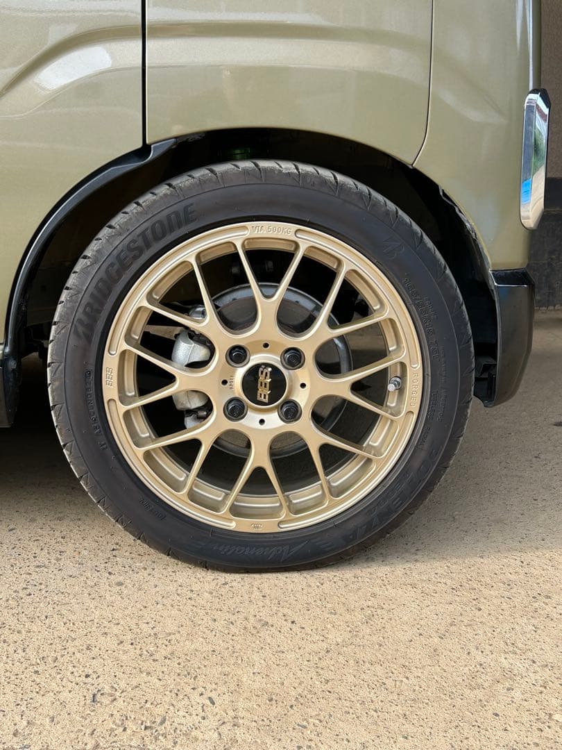 クロイチ　BBSホイールセット 15インチ　ポテンザ 165/55R15