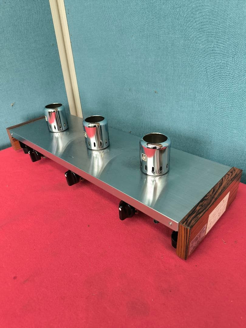 未使用品　山岡金属工業サイフォンガステーブル S-503SD(3連)　都市ガス