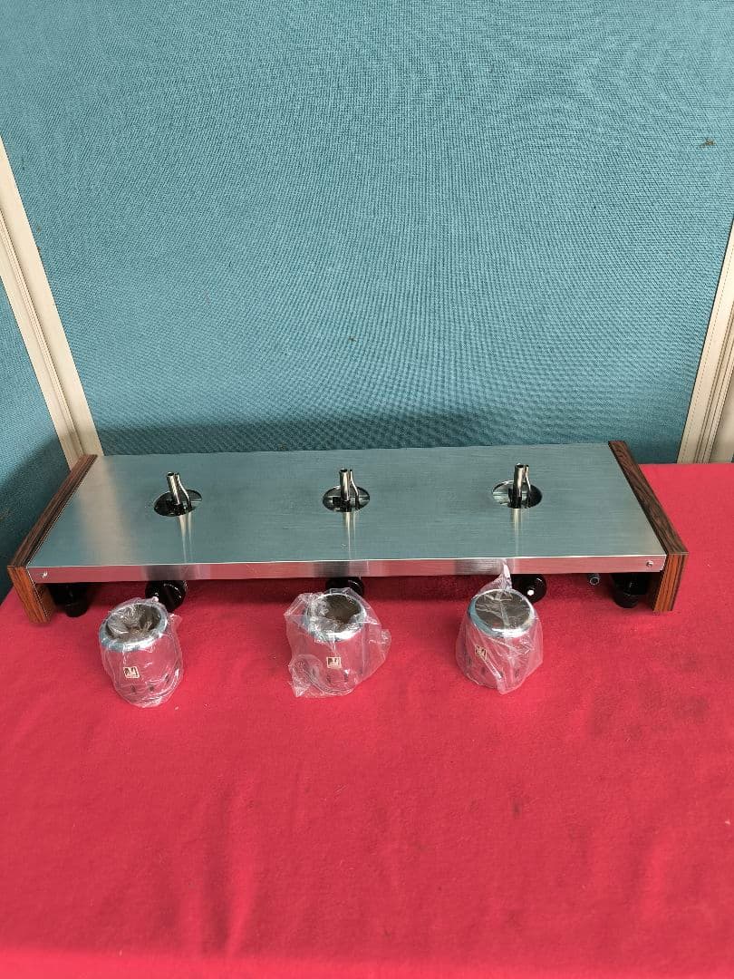 未使用品　山岡金属工業サイフォンガステーブル S-503SD(3連)　都市ガス