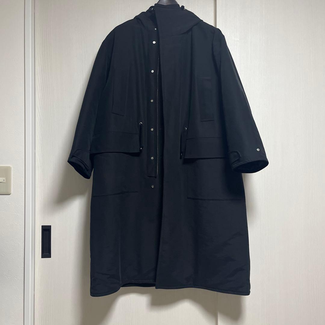 T*I様 yokeブラックフード付きロングコート