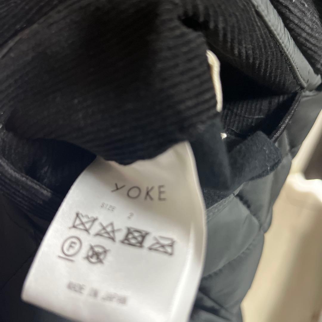 T*I様 yokeブラックフード付きロングコート