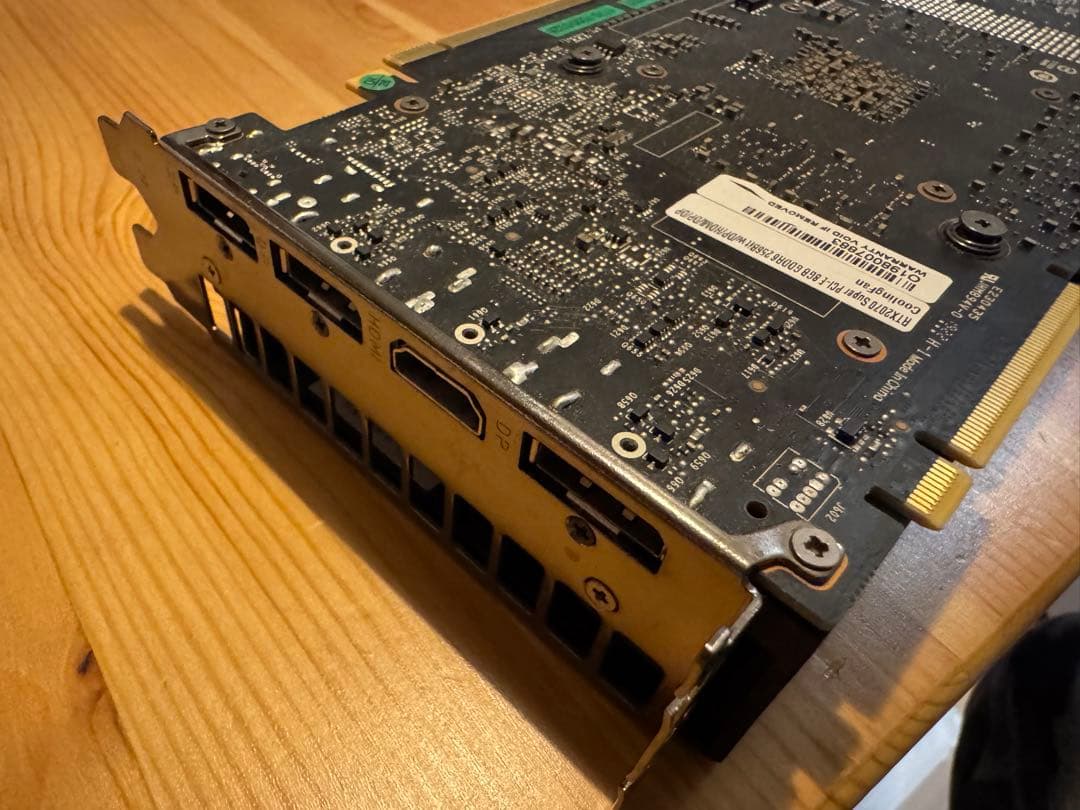 NVIDIA GeForce RTX 2070 Super 8GB 動作品