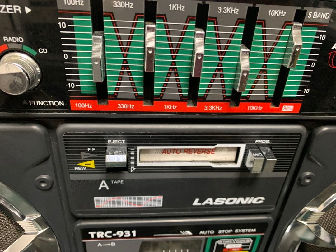 LASONIC TRC-931ラジカセBOOMBOX デットストック品中古動作品