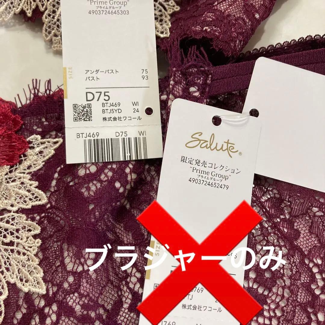 サルート　店舗限定　69G D75 ブラジャーのみ　WI