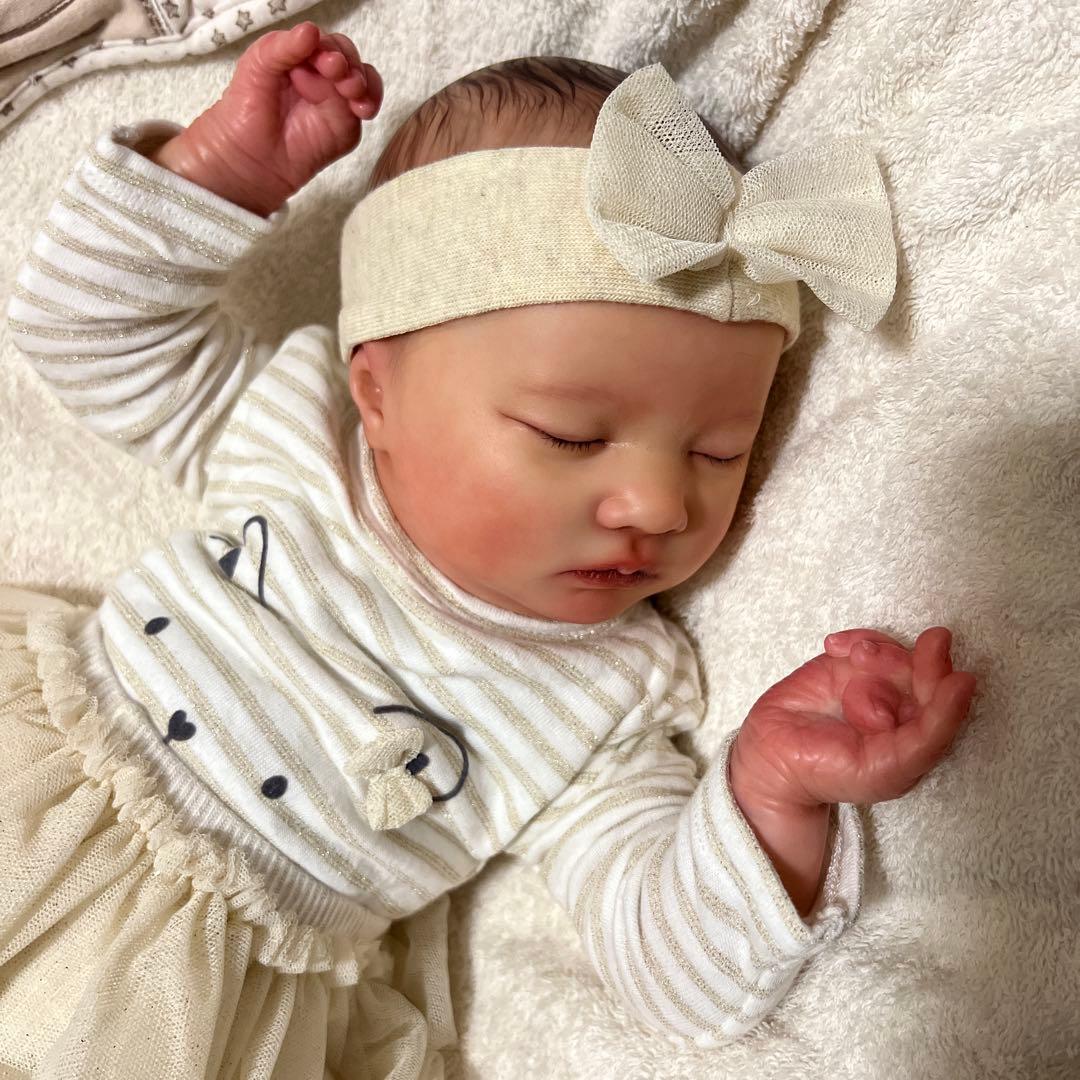 寝んねの赤ちゃん( ᵕᴗᵕ )✩⡱リボーンドール