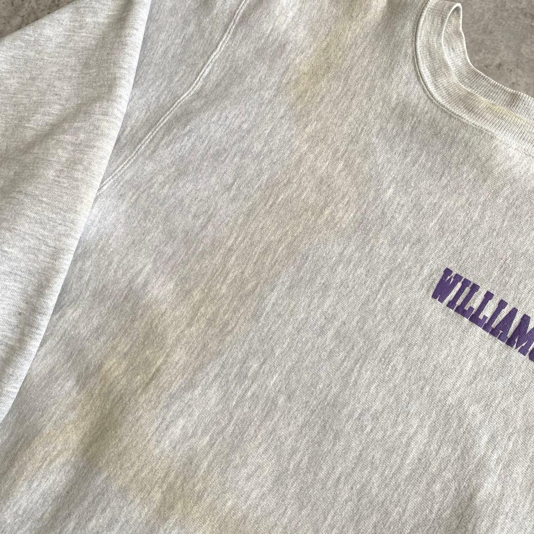 90sチャンピオンUSA製ウィリアムズ両面プリント後ろデカWリバースウィーブXL