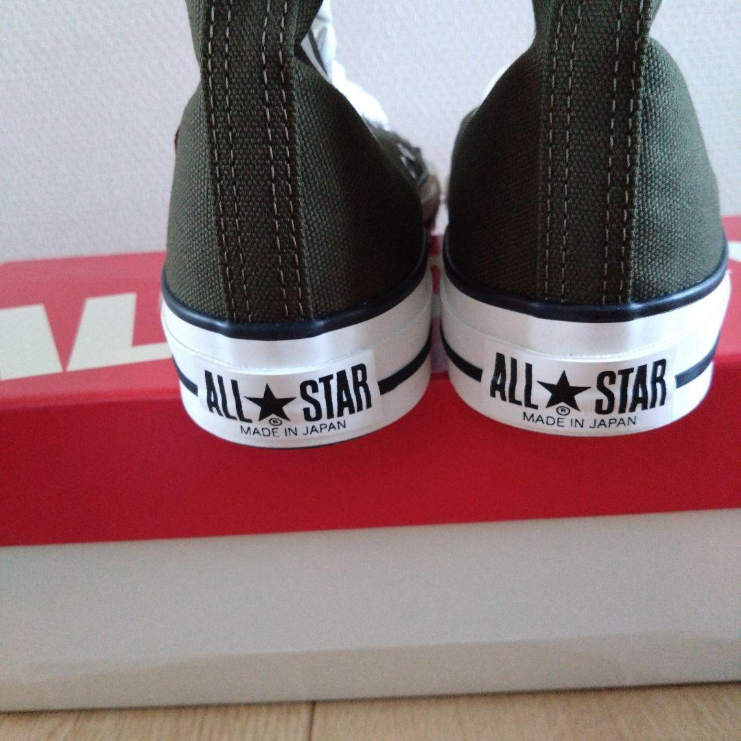 コンバース オールスター j カーキ 日本製 キャンバス