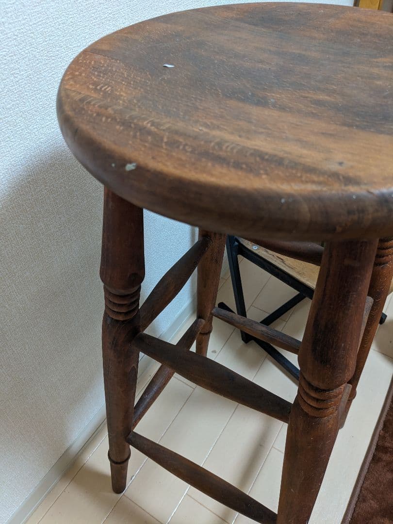 イギリスアンティーク　バーチェア　バースツール