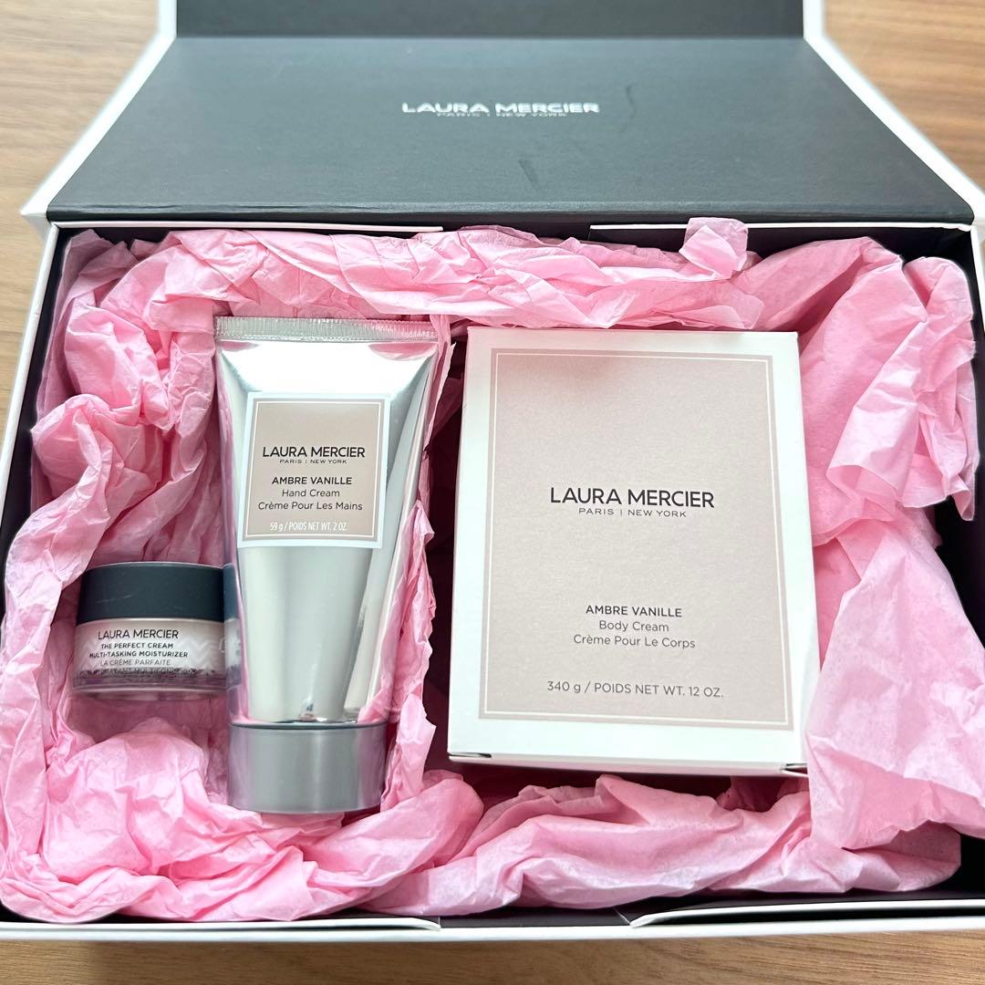 LAURA MERCIER アンバーバニラ　ボディクリーム ハンドクリームセット