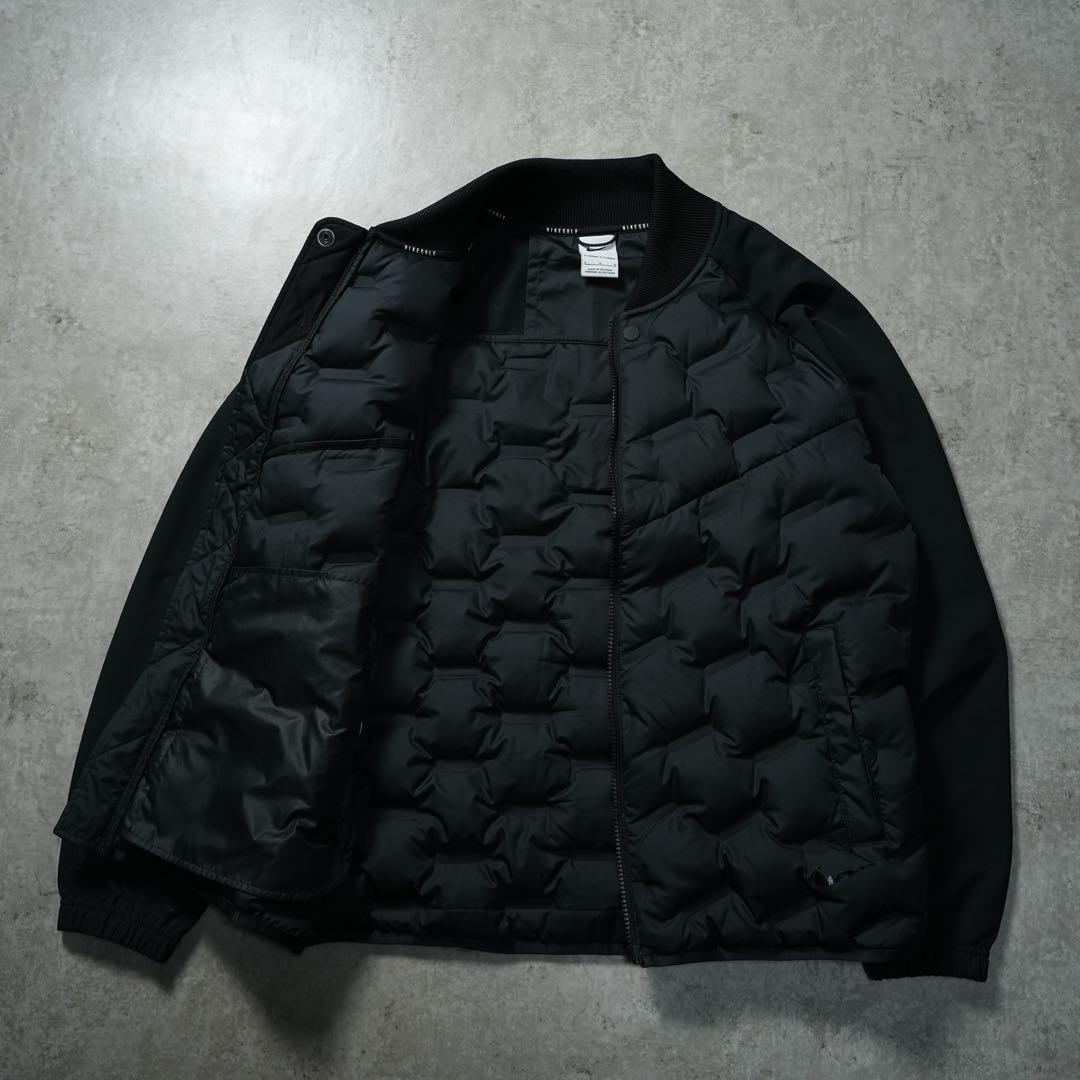 極美品 NIKE THERMA-FIT ADV レペル 長袖 ノーカラー 黒