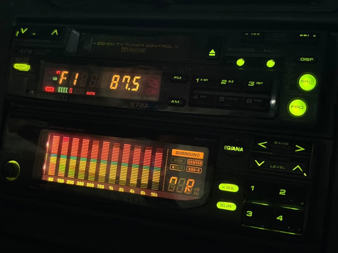 【動作品】kenwood KRC-X727 KGC-770