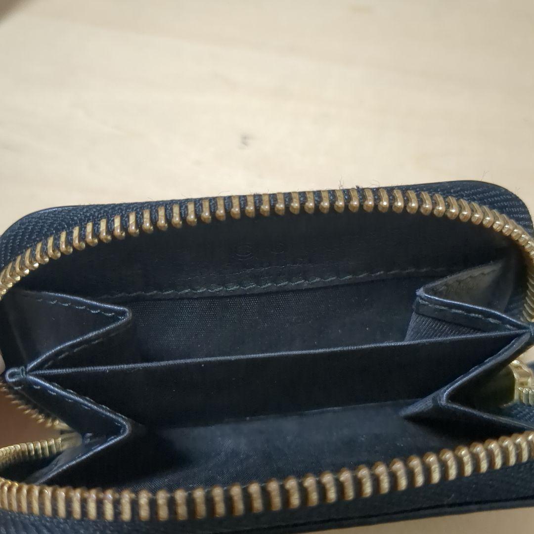 【ひぃやん】GUCCI シマ　ブラックレザー ケース