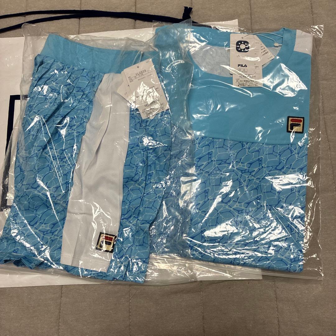 フィラ　爽やか水面柄のセットアップ