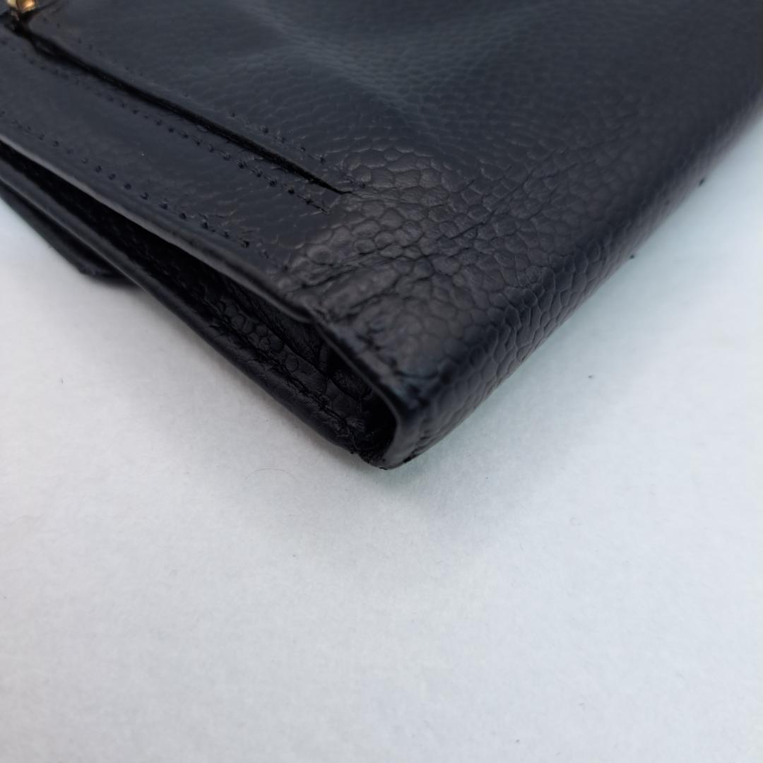 さ*ぼ様 CHANEL　デカココ　ブラック　 三つ折り財布　長財布　財布