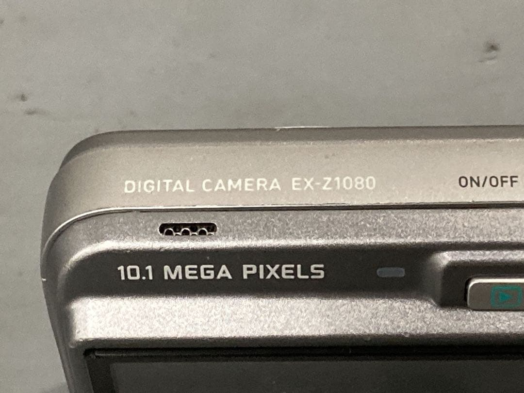 【極美品】カシオ EX-Z1080GY EXILIM ZOOM グレー デジカメ