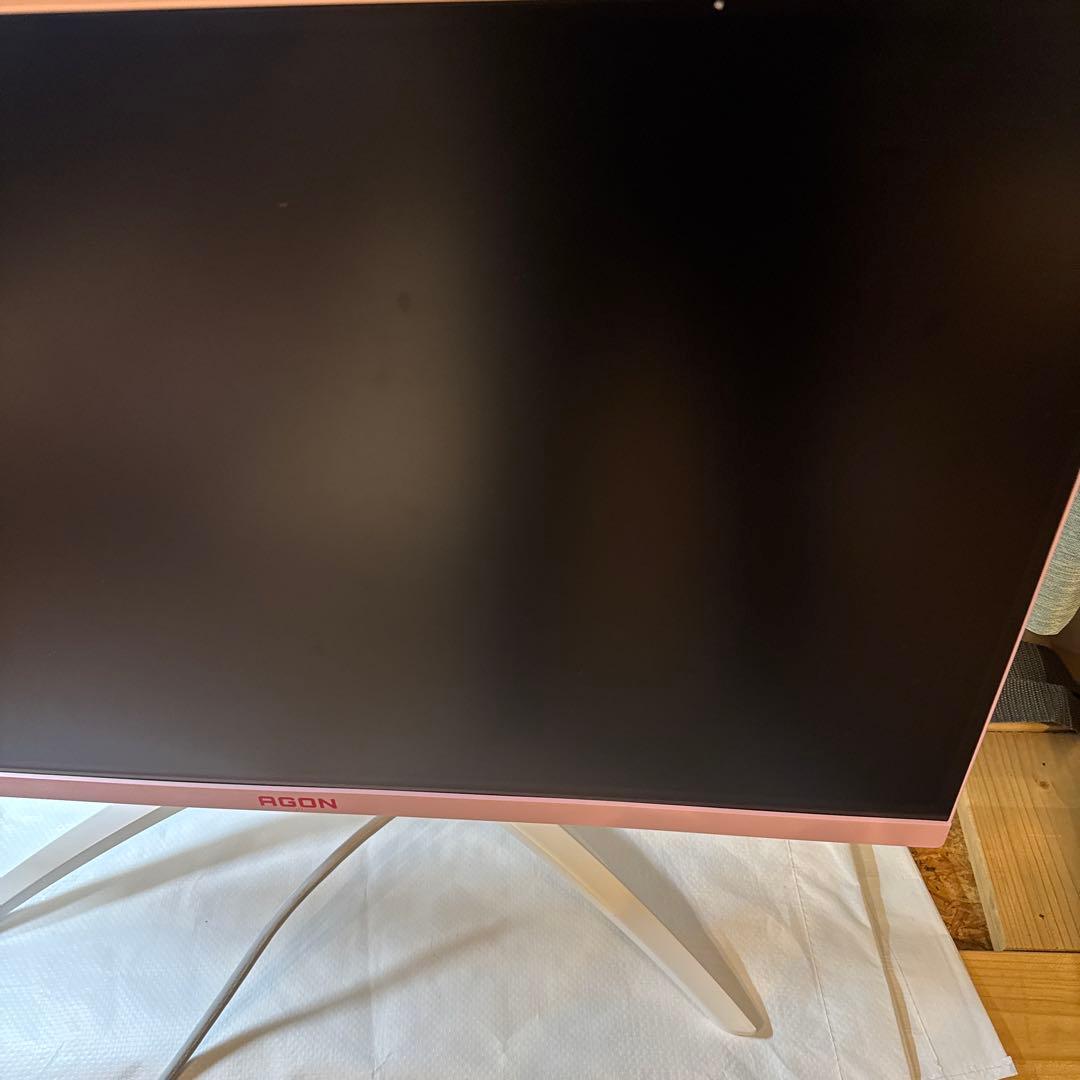 AOCゲーミングモニター　AG273FXR/11 27インチ　ホワイト　ピンク