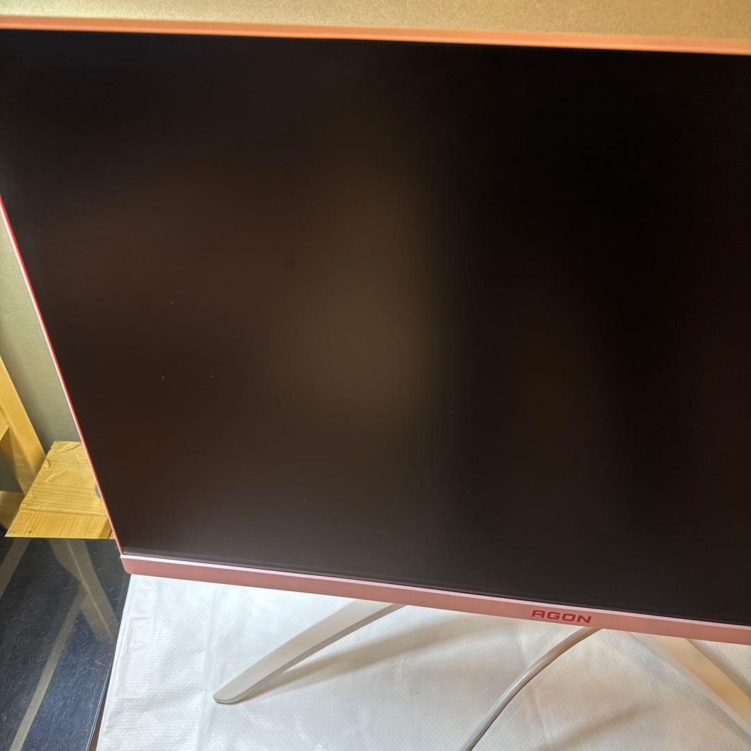 AOCゲーミングモニター　AG273FXR/11 27インチ　ホワイト　ピンク