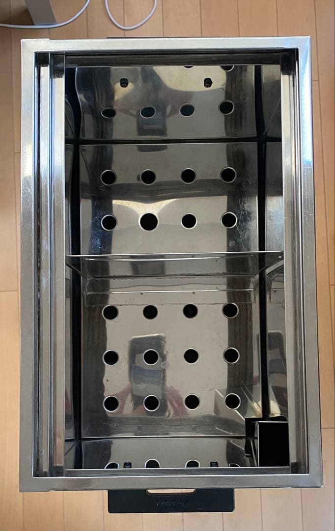 タオルスチーマー　＋　専用ステンレス台　ヤスター製　理容　タオル蒸し器