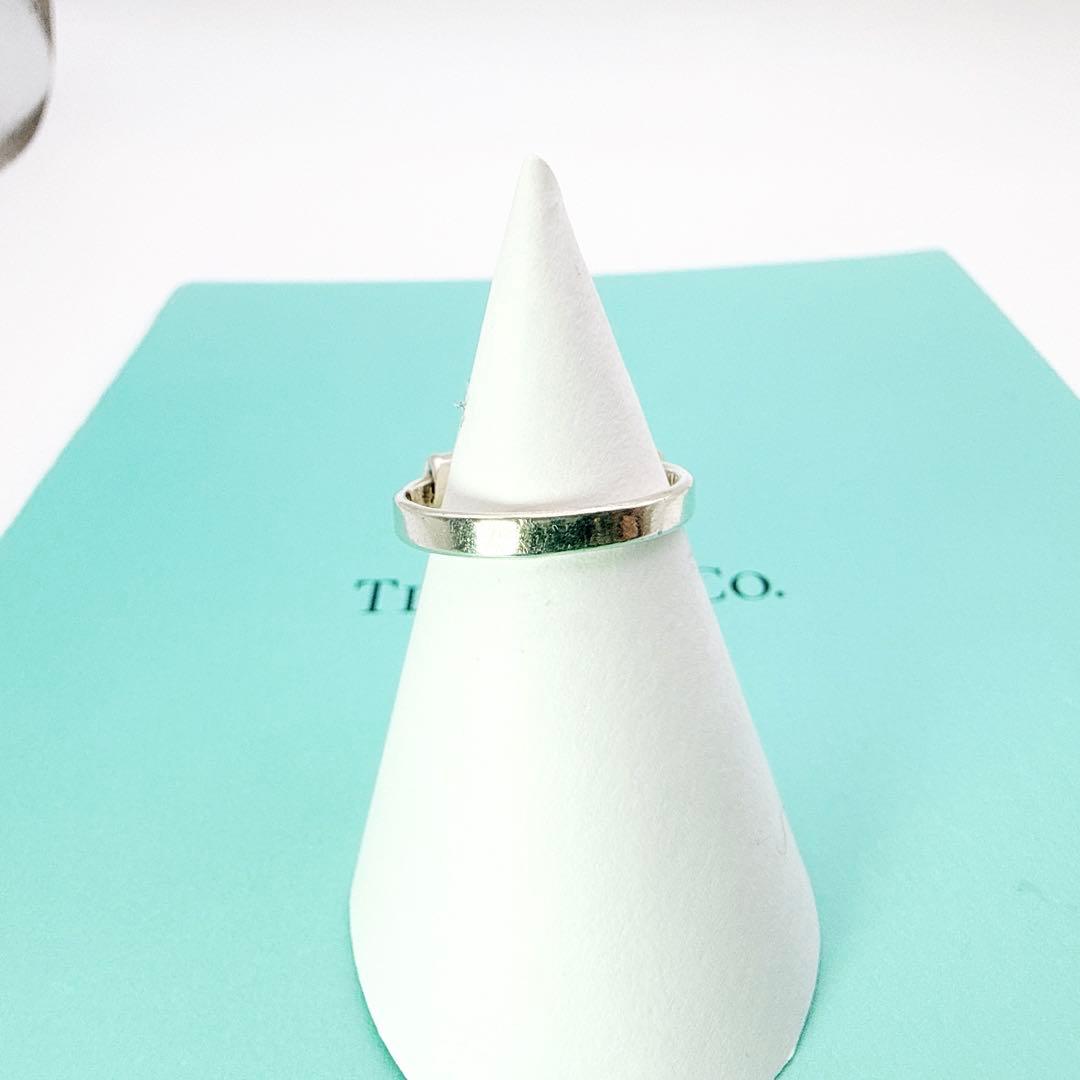 3014-6 人気✨Tiffany フック＆アイ　ラブノット　リング　11号