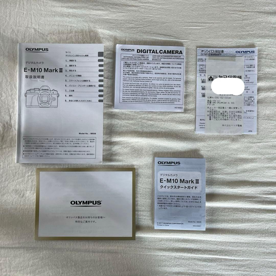 OLYMPUS OM-D E-M10 Mark III + 17mmレンズセット