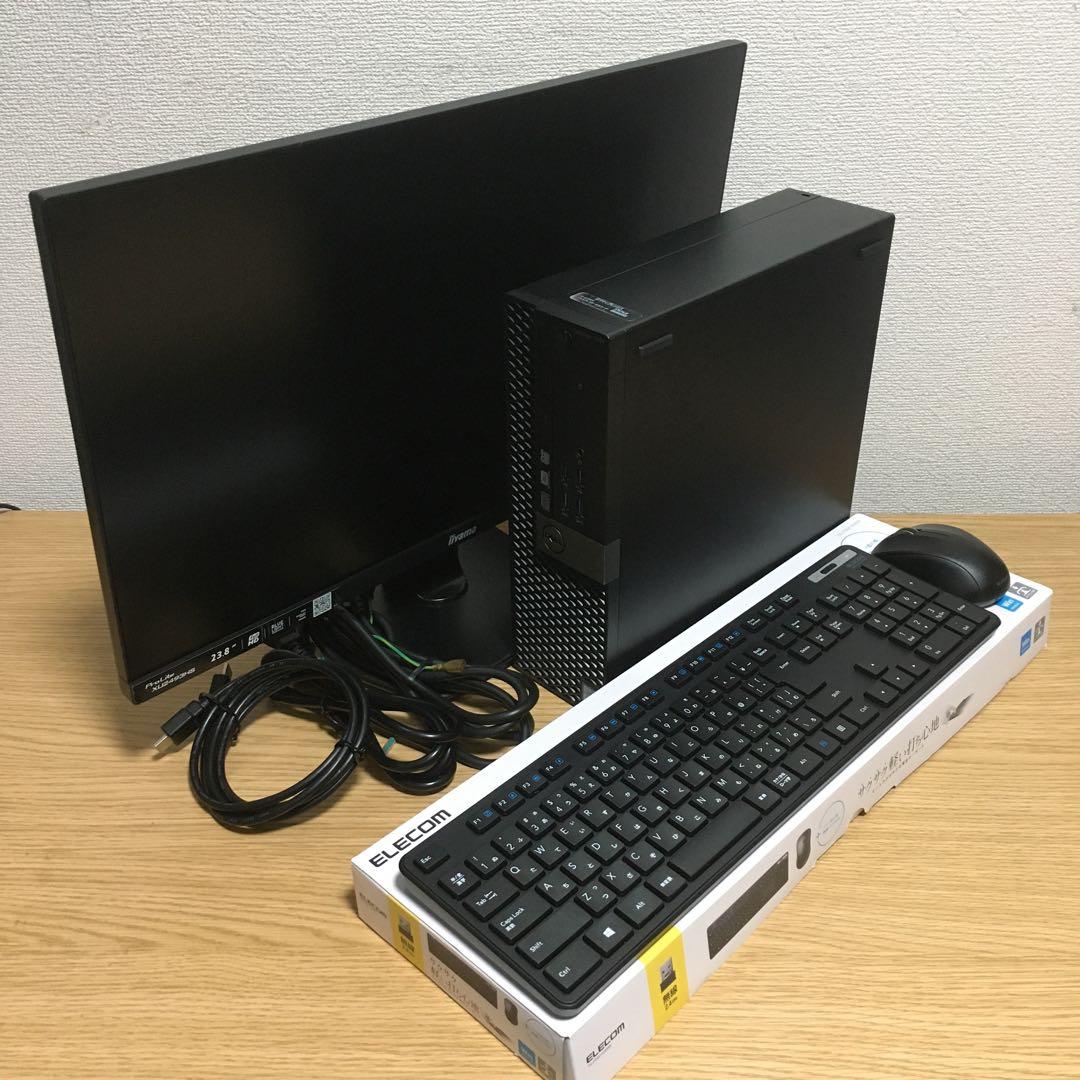 DELL OptiPlex Win11 強力デスクトップ 23.8’モニタ 取説