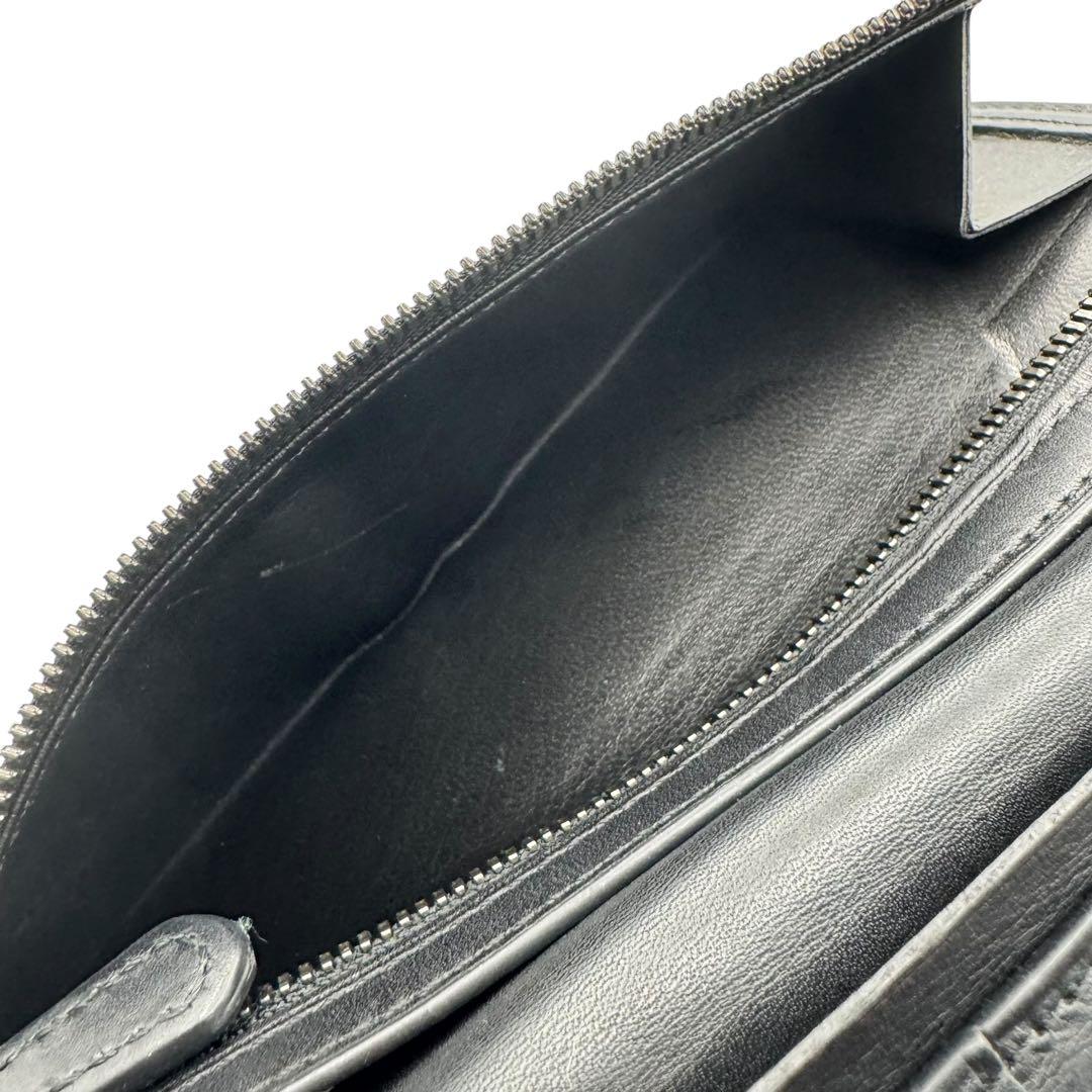 美品　ベルルッティ　長財布　サンタル　カリグラフィ　スクリットレザー　ブラック