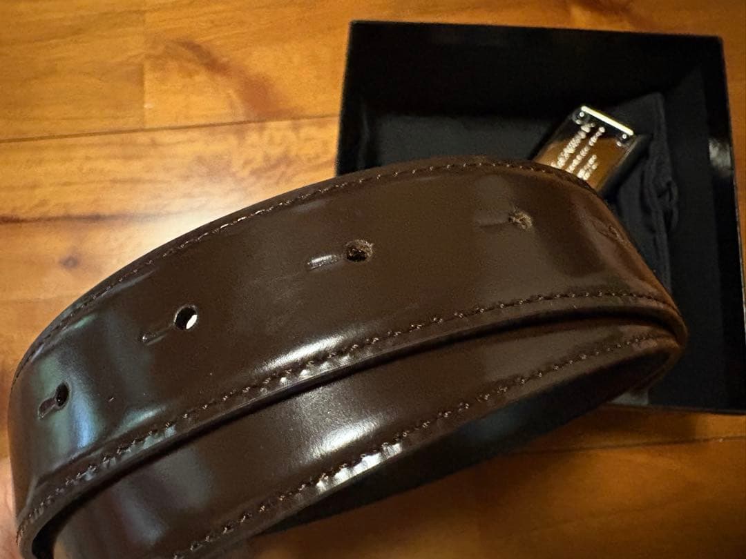 Dolce & Gabbana ドルガバ　メンズ ベルト ダークブラウン