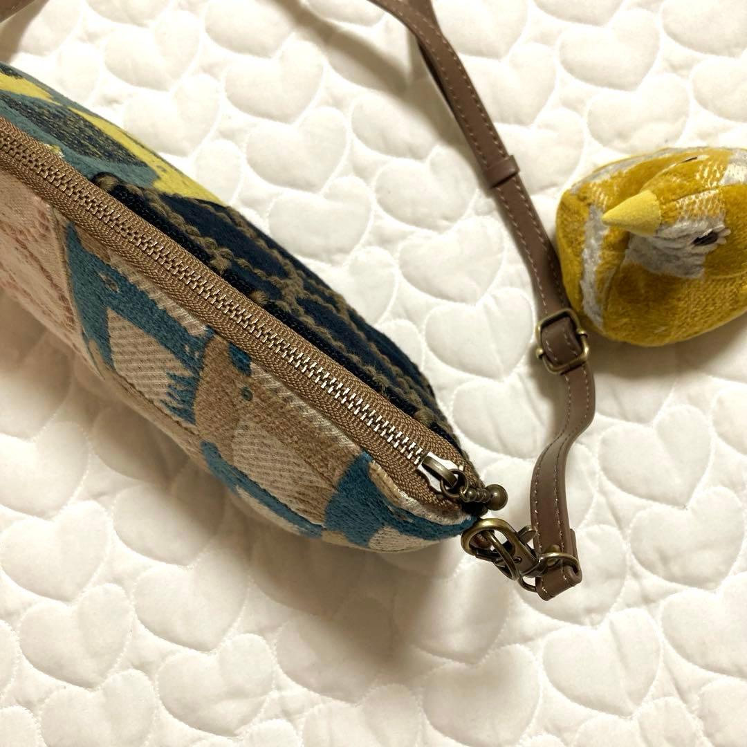 【一点物】804ショルダーバッグ thoroughbred×tambourine