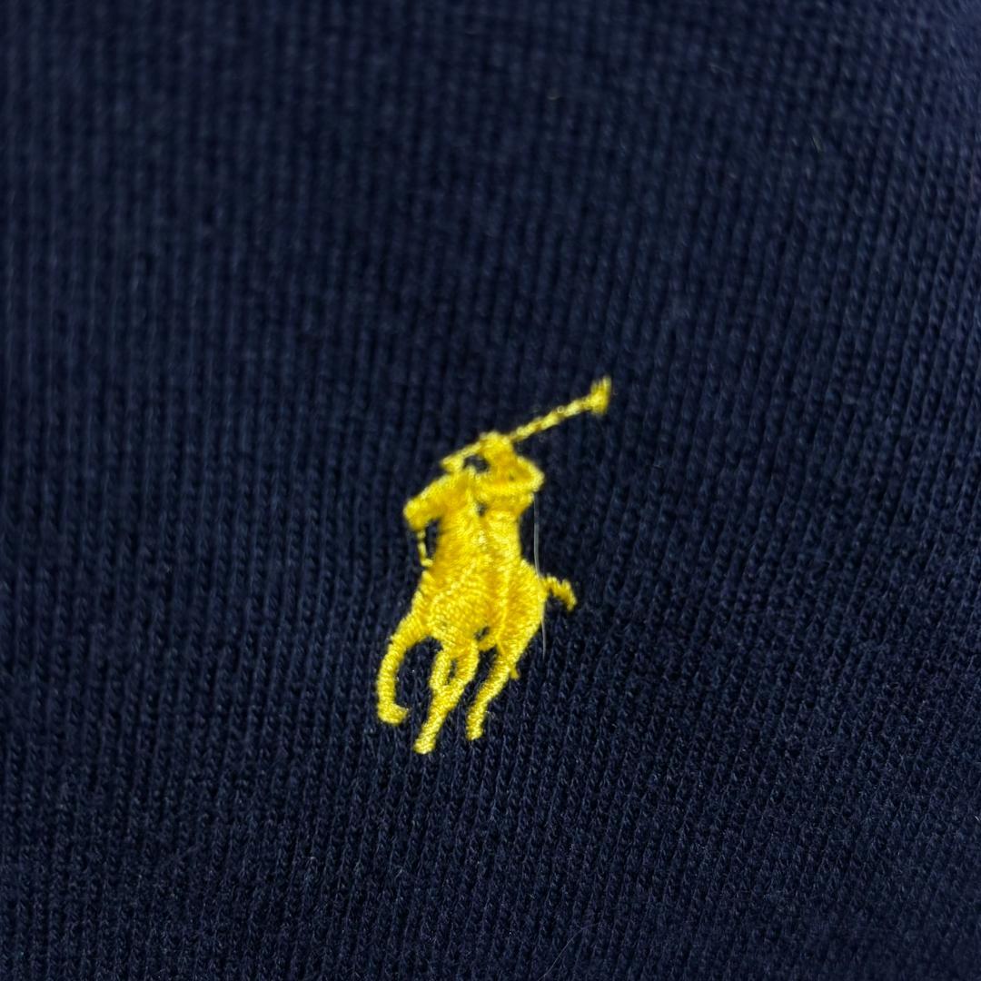 ポロラルフローレン ジップパーカー 裏サーマル XXL ネイビー　polo 紺