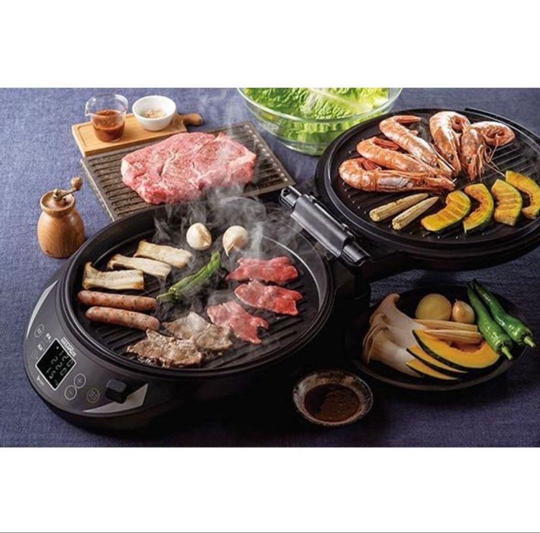 【新品未使用】両面焼きホットプレート HASAMIZE TK-H315K