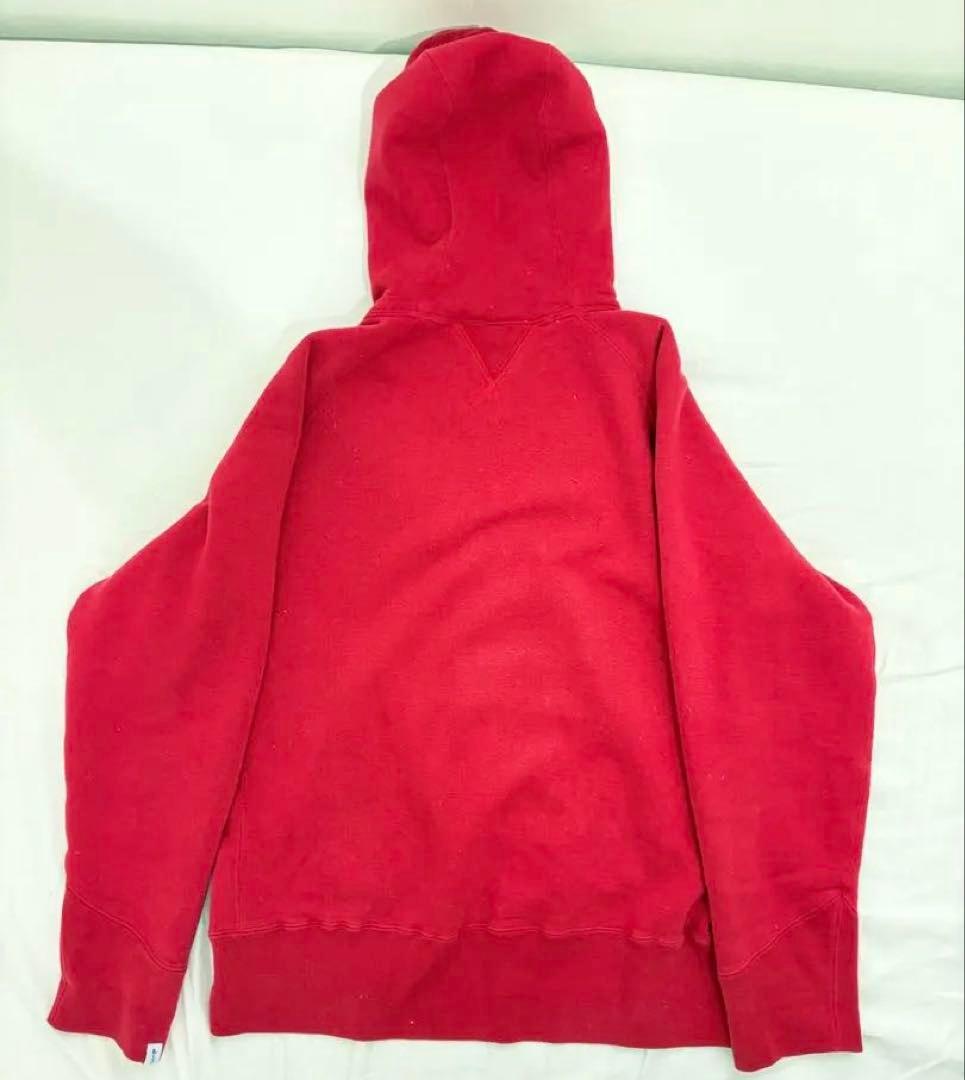 ループウィラー × ビームスプラス　スウェット パーカー XL レッド