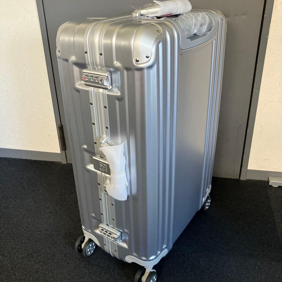 スーツケース XL アルミフレーム シルバー