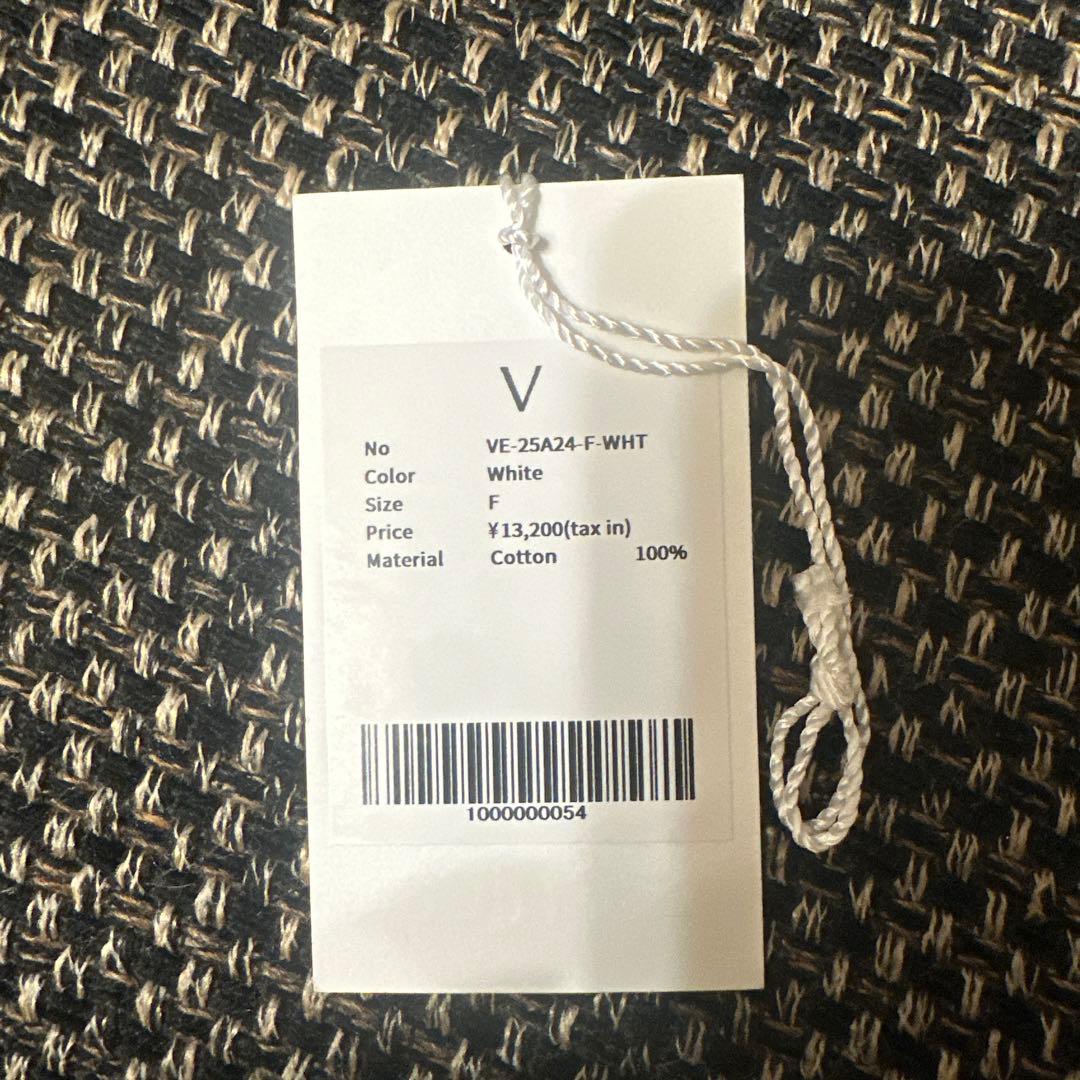 トップス Scallop embroidery scarf venica