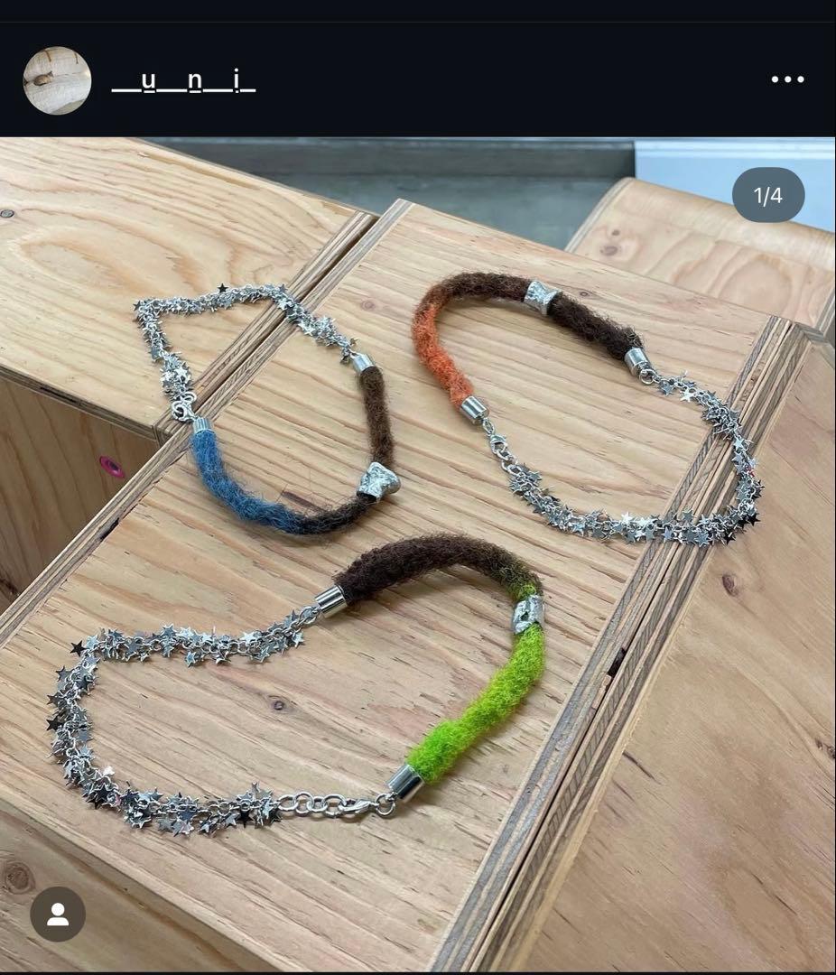 アクセサリー __u__n__i_ hair chain necklace