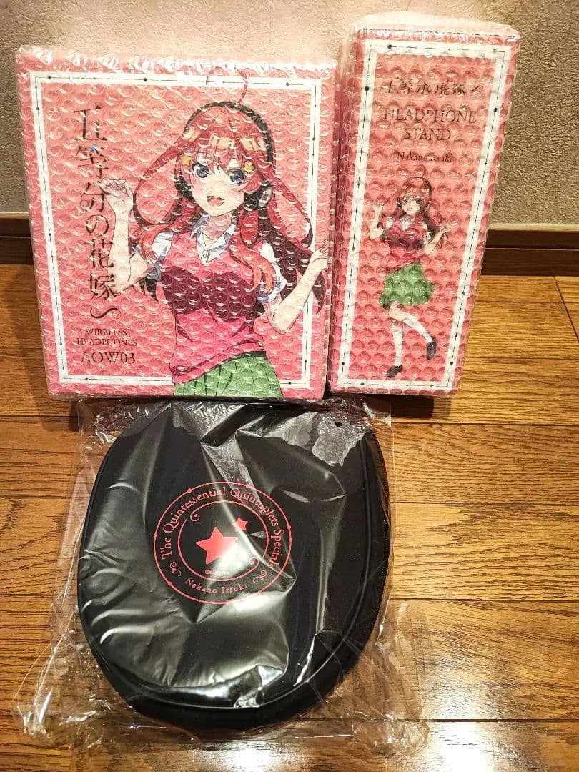 ワイヤレスヘッドホン ANIMA AOW03「五等分の花嫁∽」コラボ　五月モデル