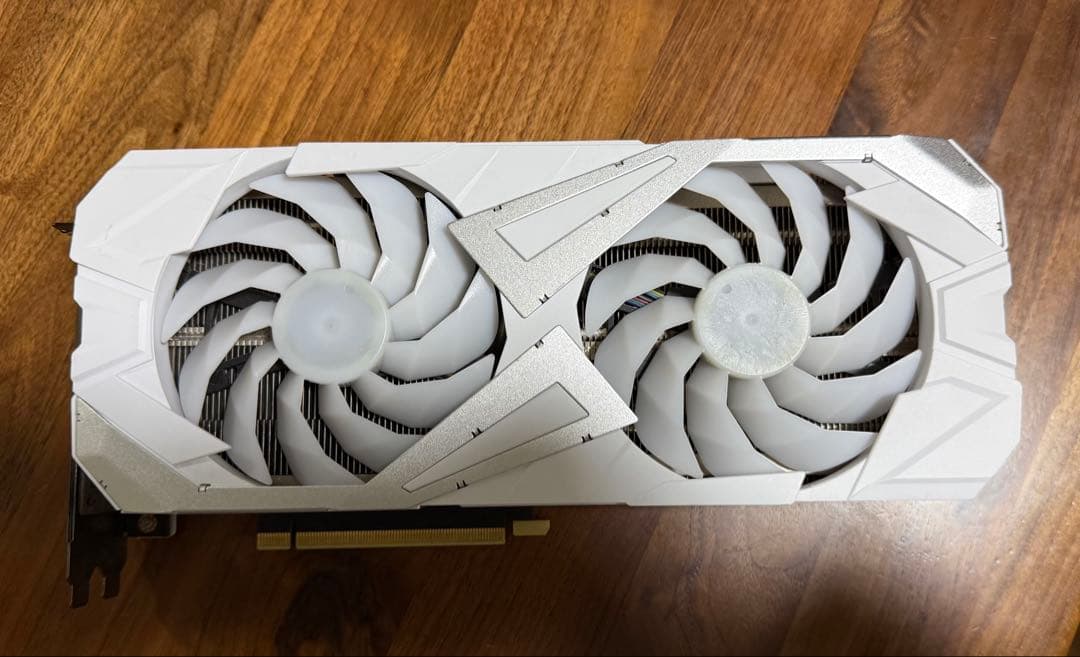 【ジャンク品】GEFORCE RTX 3060ti ホワイト グラフィックボード