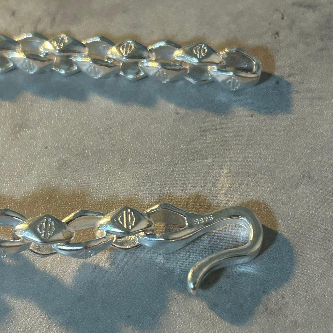 【早い者勝ち】VINTAGEメンズレトロ S925銀のネックレス シルバースカル