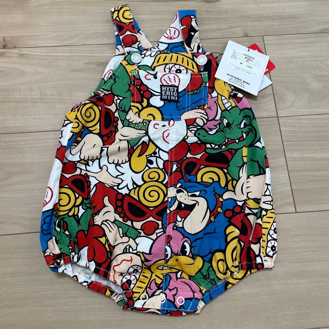 ヒスミニ　ヒステリックミニ　ミニラ　ダルマオール　総柄サロペット