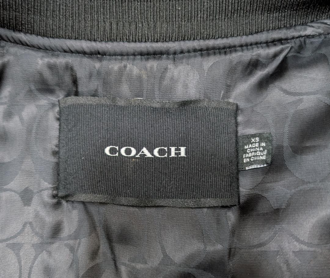 年始セール 12万 コーチ ダイアリー スクリプト バーシティ ジャケット XS