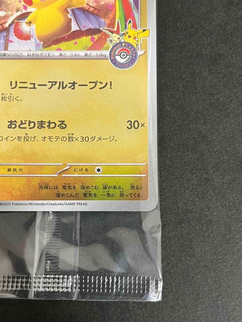 トウホクのピカチュウ2枚