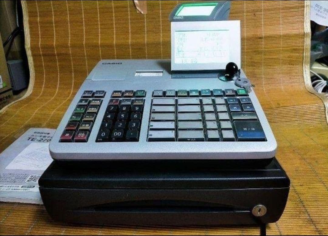 カシオレジスター　TE-2700　フル設定込み　PC連携　7211172