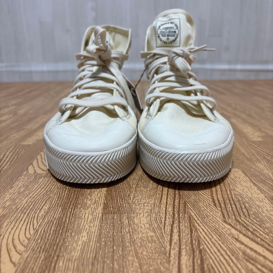 adidas Nizza2 KJ着用モデル ハイカット 厚底 スニーカー