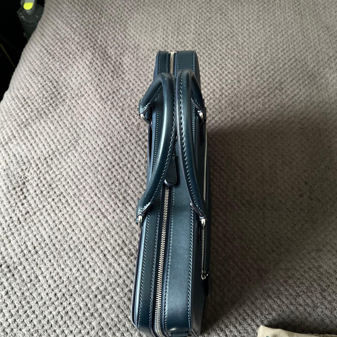 ソメスサドル ブリーフケース ネイビー