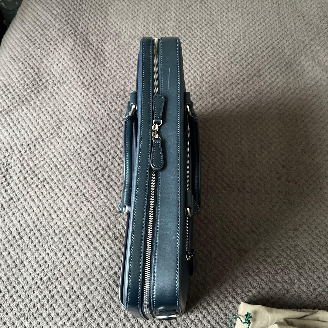 ソメスサドル ブリーフケース ネイビー