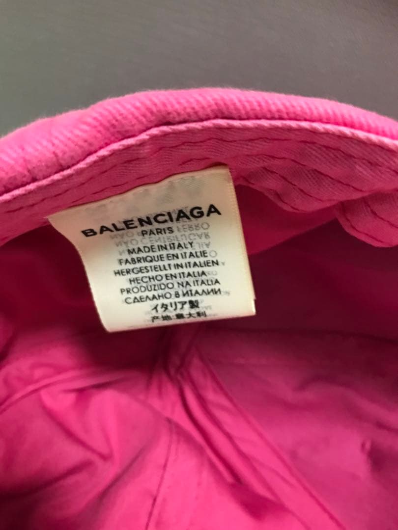 【国内正規品】BALENCIAGA バレンシアガ キャップ ピンク